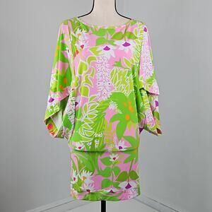 Trina Turk La Palma Swim Tunic Cover-Up Tropical Print | Women's Small